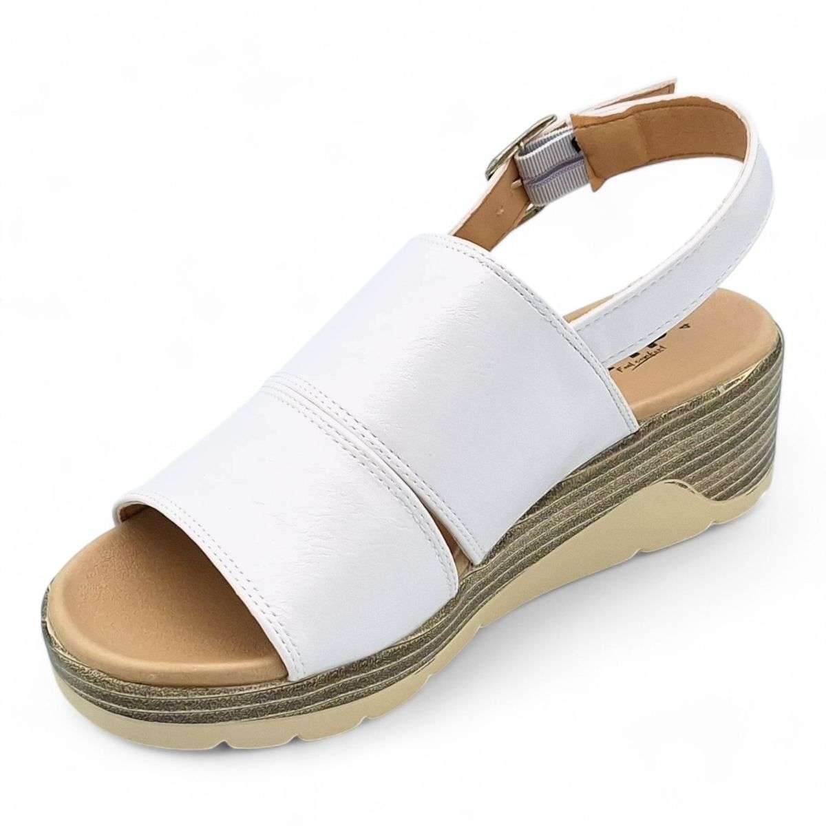 TTP Women Platform Wedge Heel Slingback Sandals