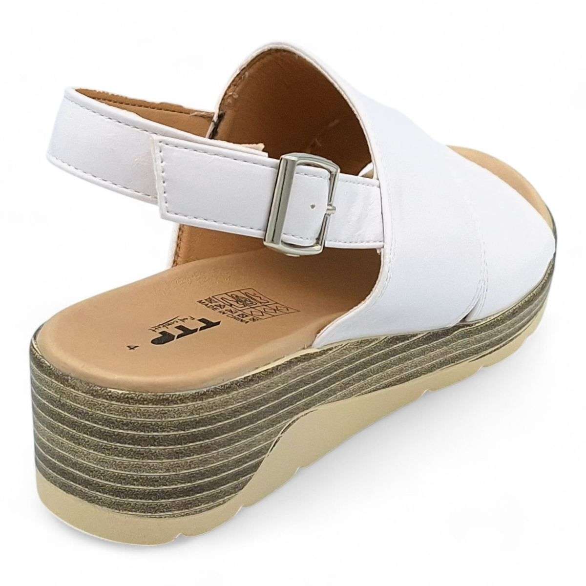 TTP Women Platform Wedge Heel Slingback Sandals