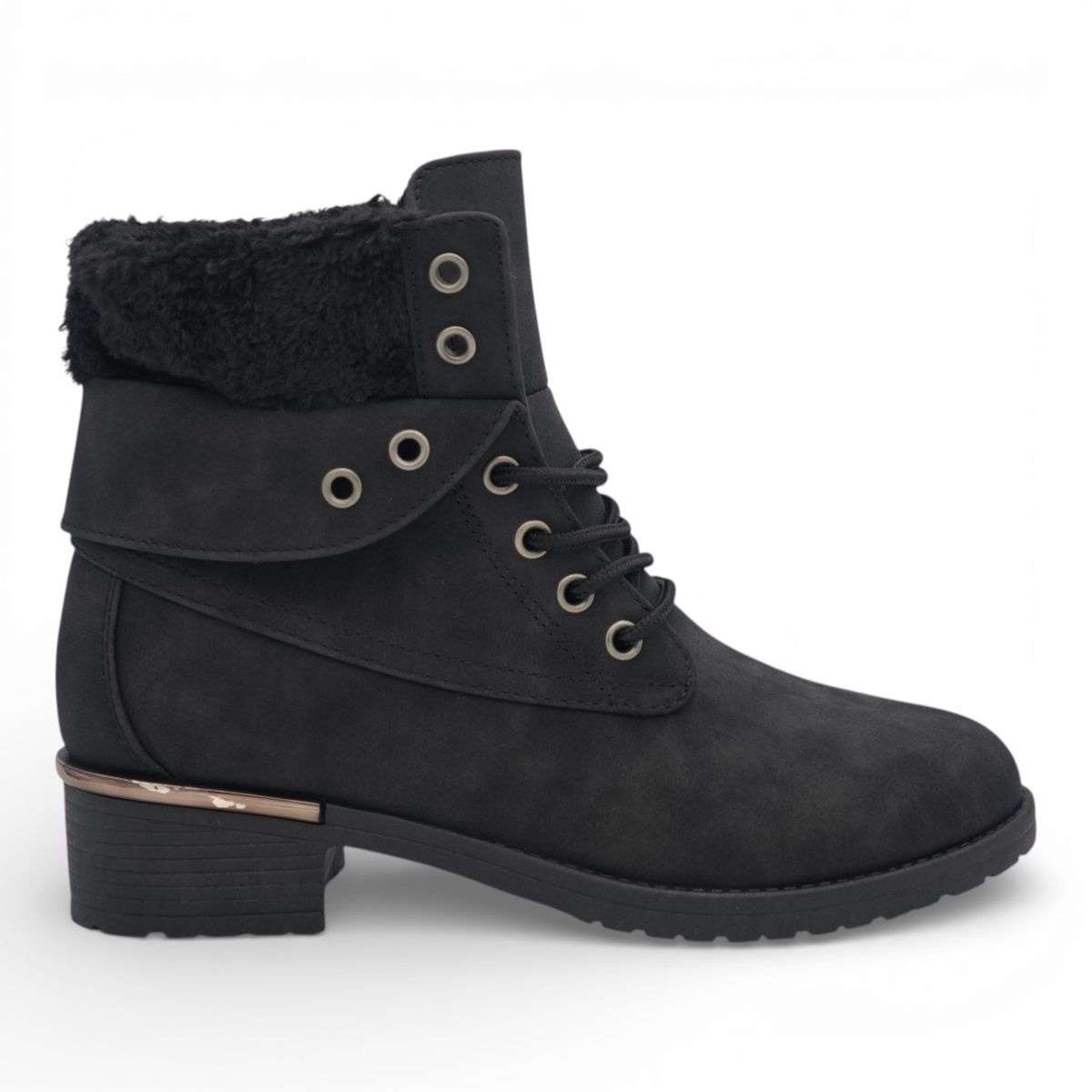 TTP Women's PU Suede Winter Ankle Boot