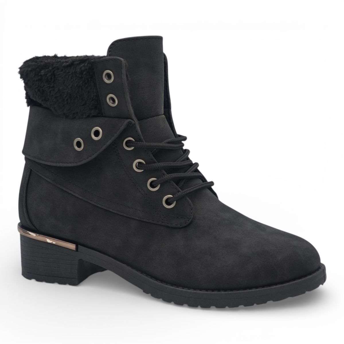 TTP Women's PU Suede Winter Ankle Boot