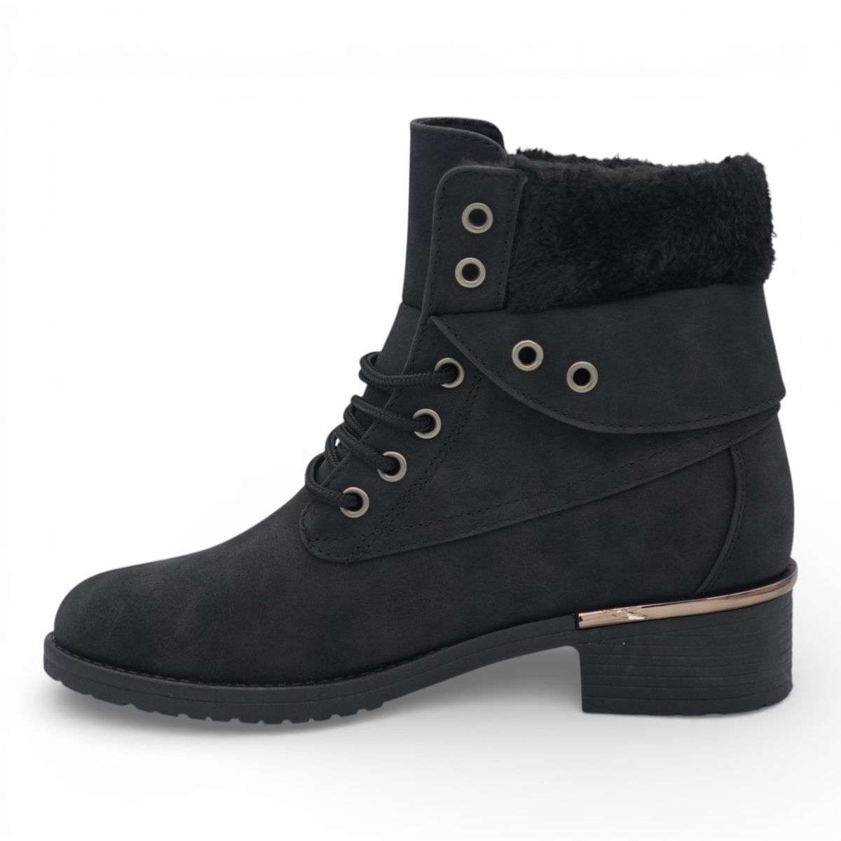 TTP Women's PU Suede Winter Ankle Boot
