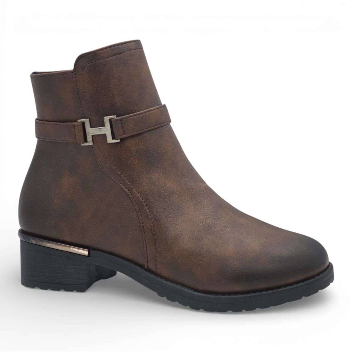 TTP Women's Round Toe Ankle Boot MC0006