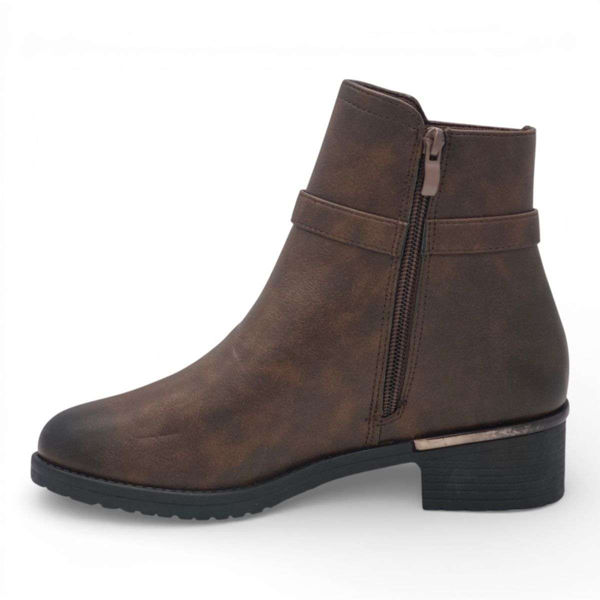 TTP Women's Round Toe Ankle Boot MC0006