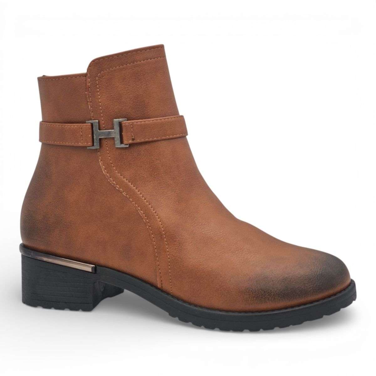 TTP Women's Round Toe Ankle Boot MC0006