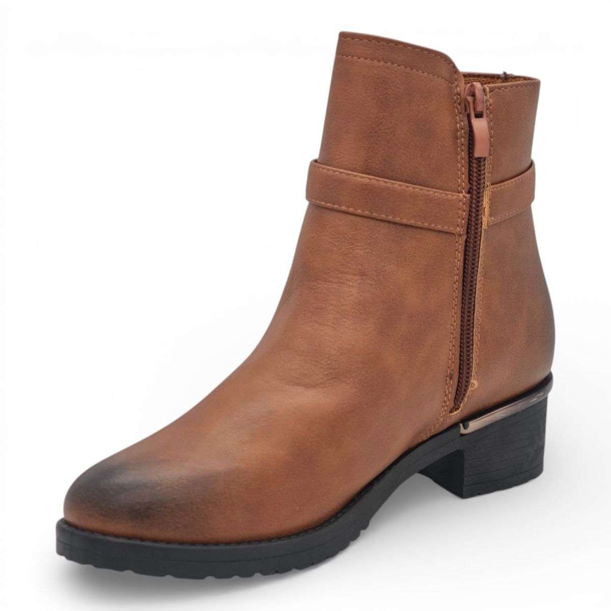 TTP Women's Round Toe Ankle Boot MC0006