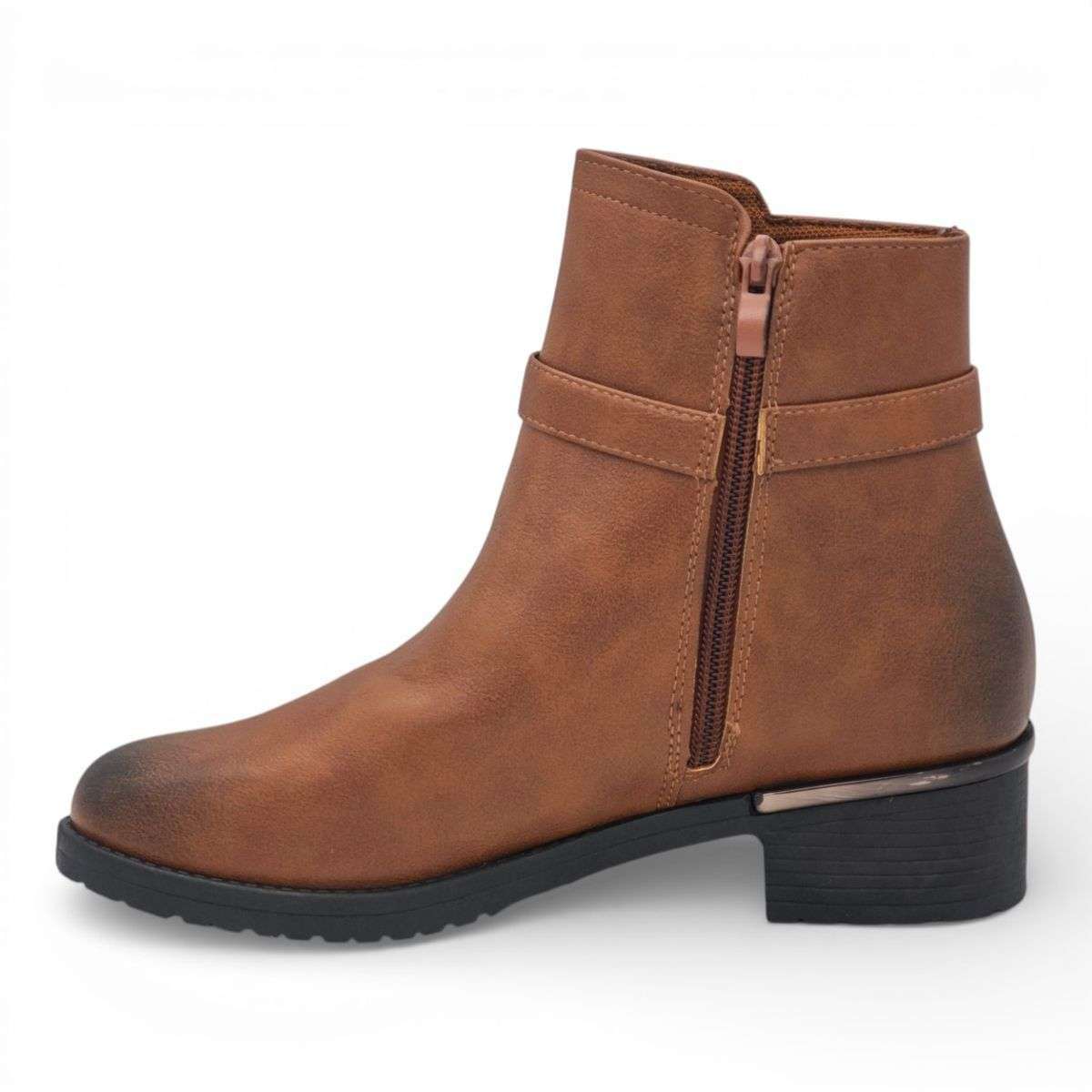 TTP Women's Round Toe Ankle Boot MC0006