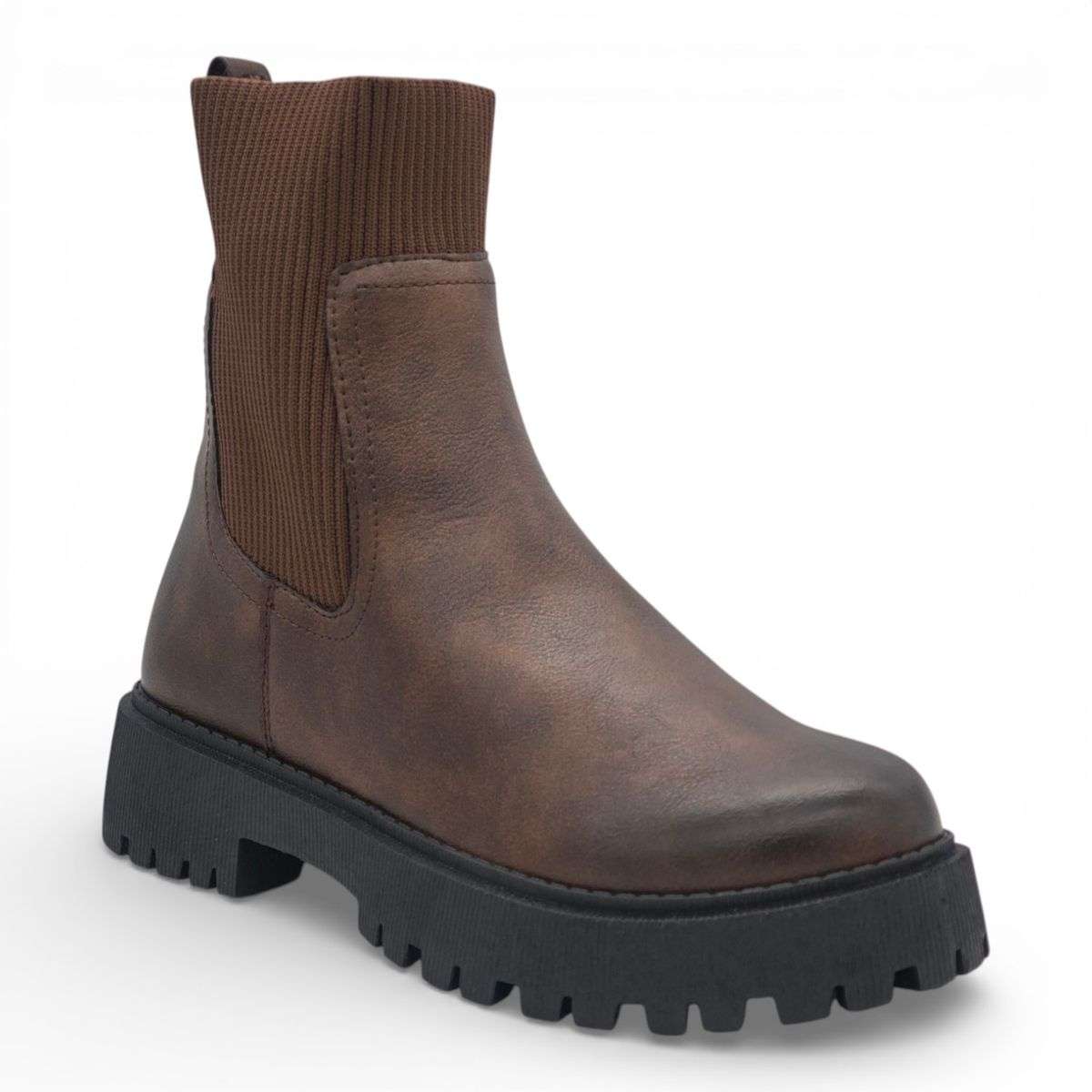 TTP Women's Chunky Chelsea Ankle Boot MC0008