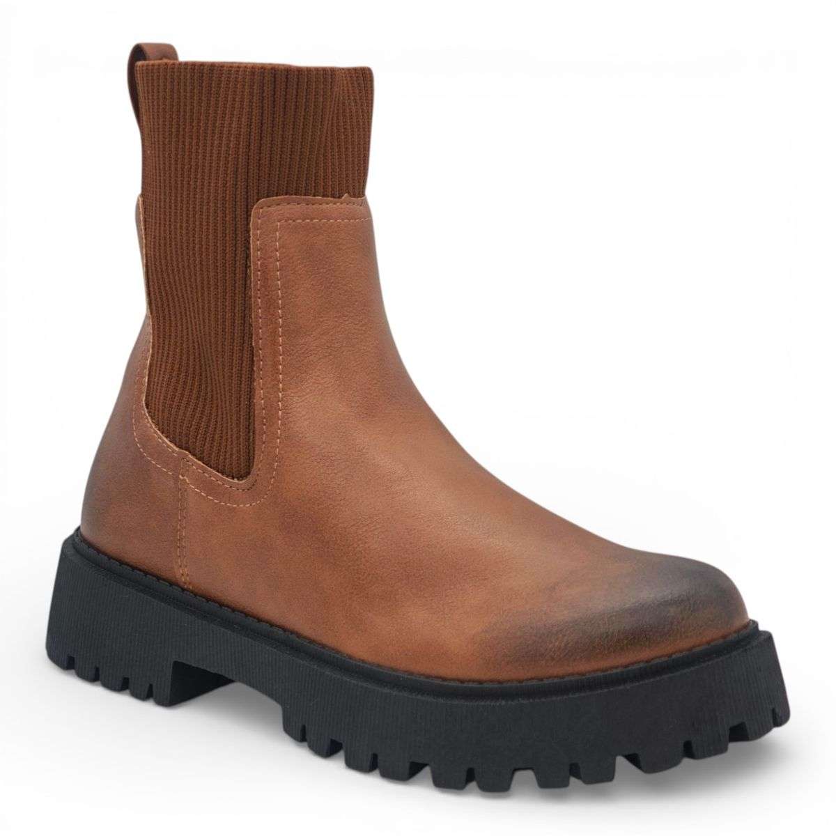 TTP Women's Chunky Chelsea Ankle Boot MC0008