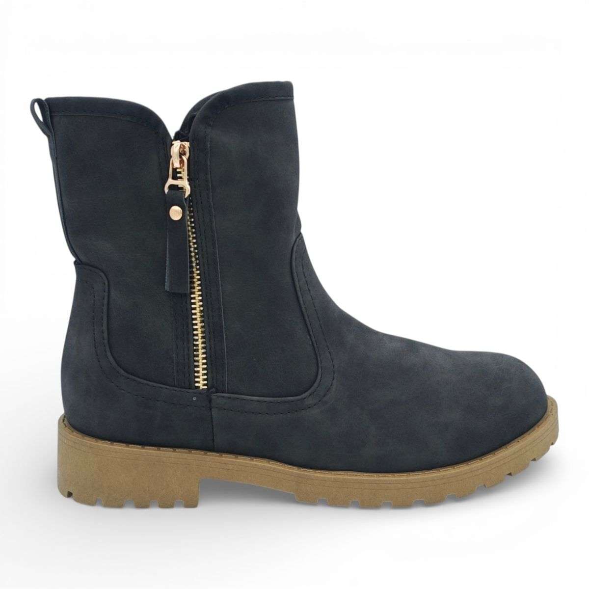 TTP Women's Ankle Boot with Side Zipper MC501
