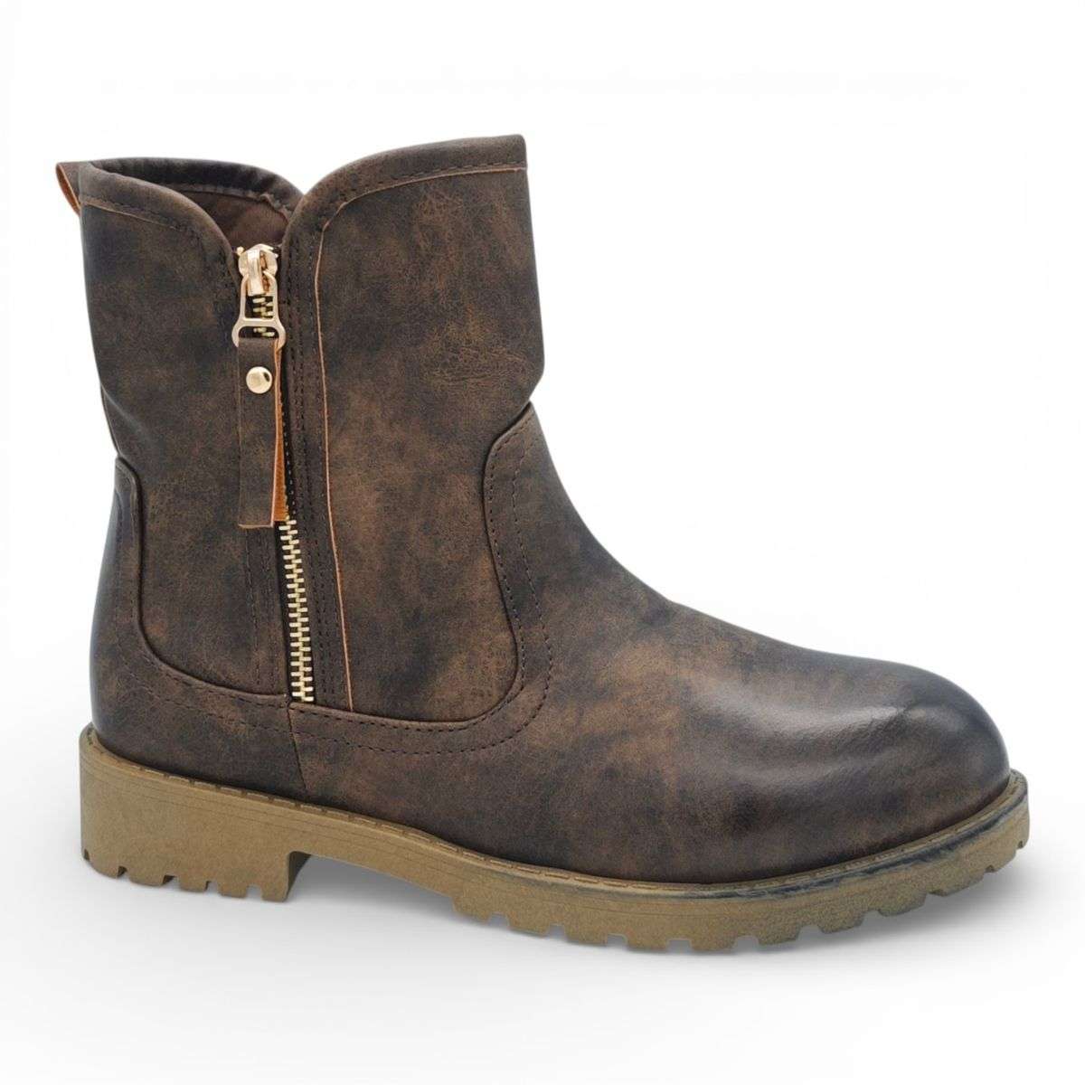 TTP Women's Ankle Boot with Side Zipper MC501