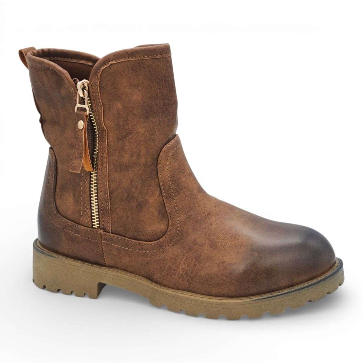TTP Women's Ankle Boot with Side Zipper MC501
