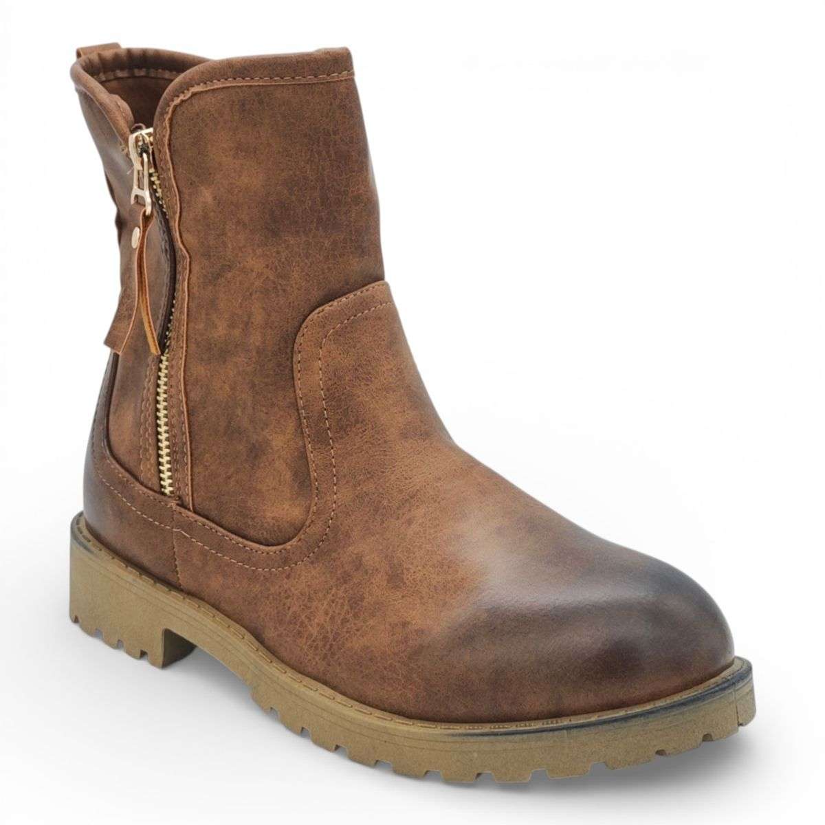 TTP Women's Ankle Boot with Side Zipper MC501