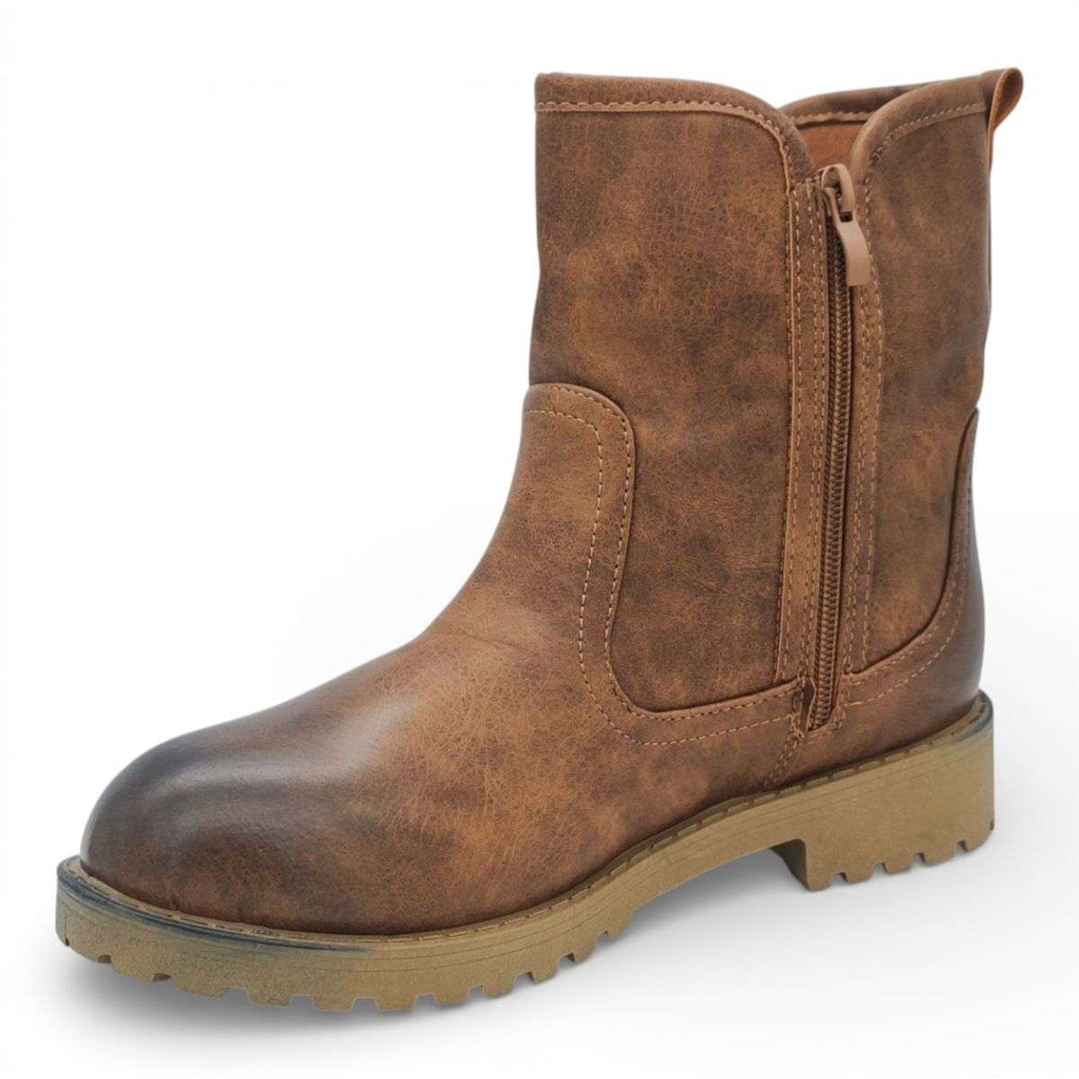 TTP Women's Ankle Boot with Side Zipper MC501