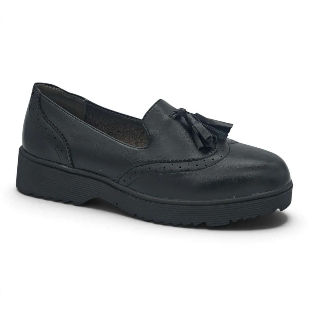 TTP Women's Platform Tassel Loafers HS-2
