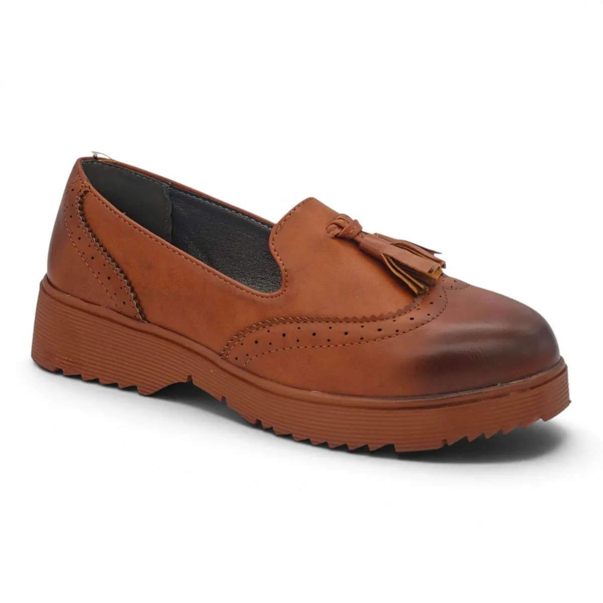 TTP Women's Platform Tassel Loafers HS-2