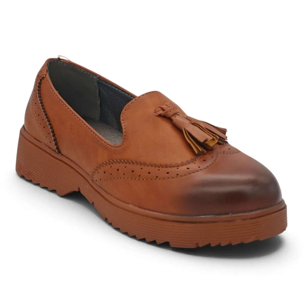 TTP Women's Platform Tassel Loafers HS-2