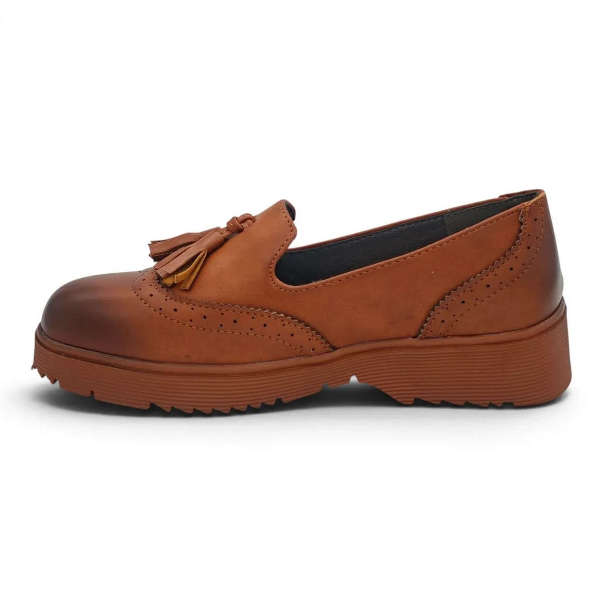 TTP Women's Platform Tassel Loafers HS-2