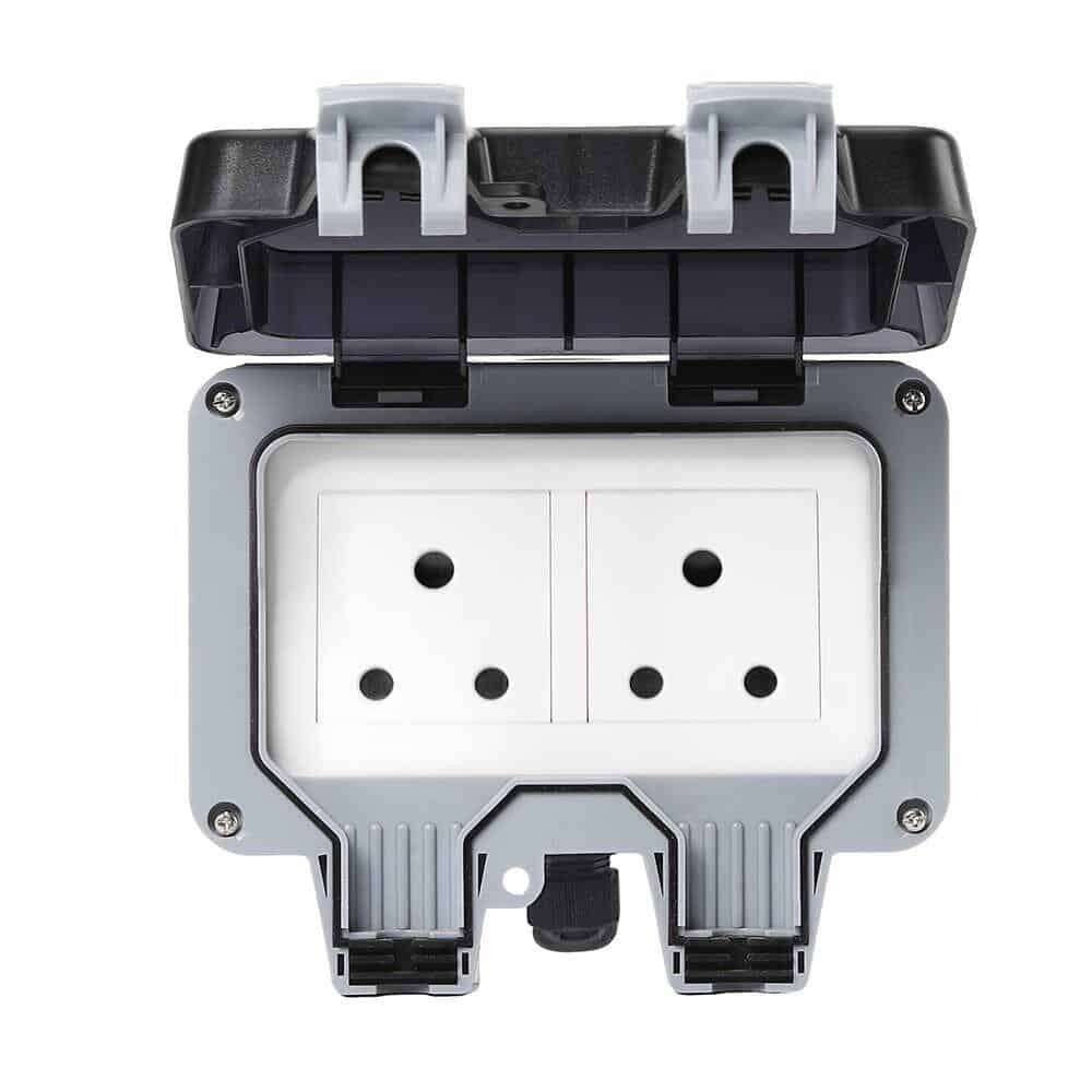 Smart Switch Outdoor IP66 Waterproof 16A SA 2 Gang | WiFi Tuya Smart Life