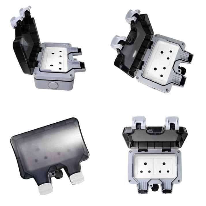 Smart Switch Outdoor IP66 Waterproof 16A SA 2 Gang | WiFi Tuya Smart Life