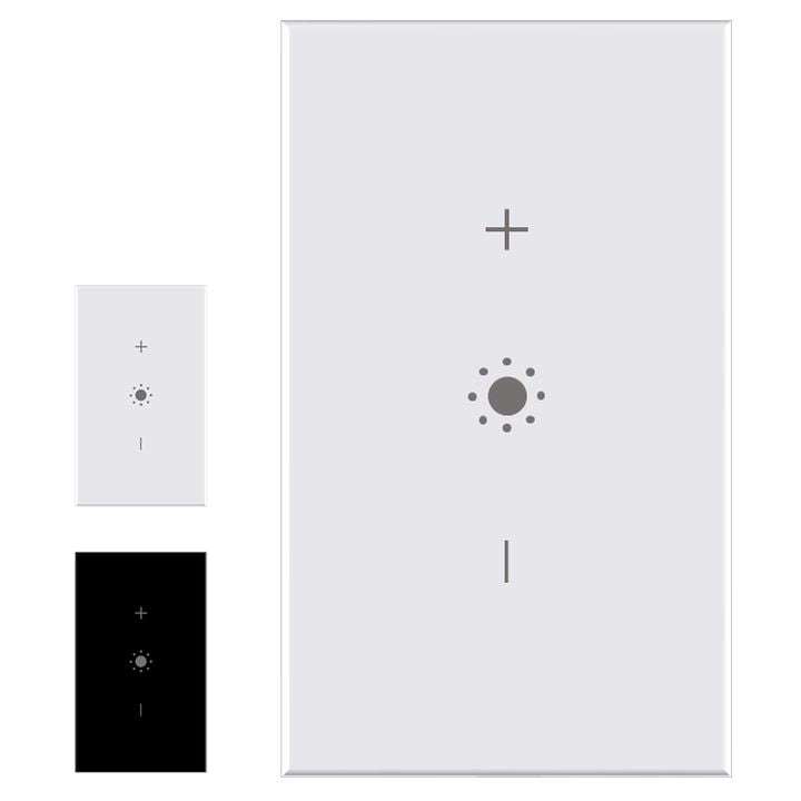Smart Light Dimmer Light Switch Tuya WiFi - White: Face Plate