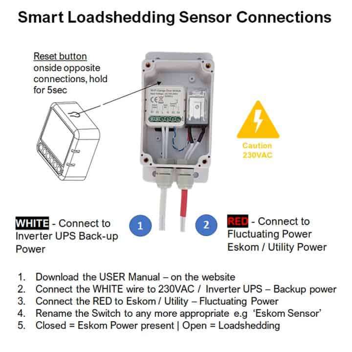 Smart Loadshedding Detector | Eskom Utility Power Present Sensor | WiFi Tuya SmartLife
