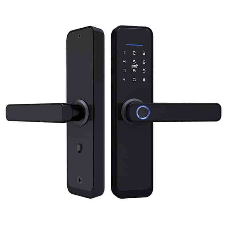 Smart Wifi Door Lock, Fingerprint, Card, Key, Code | WiFi Tuya Smart Life