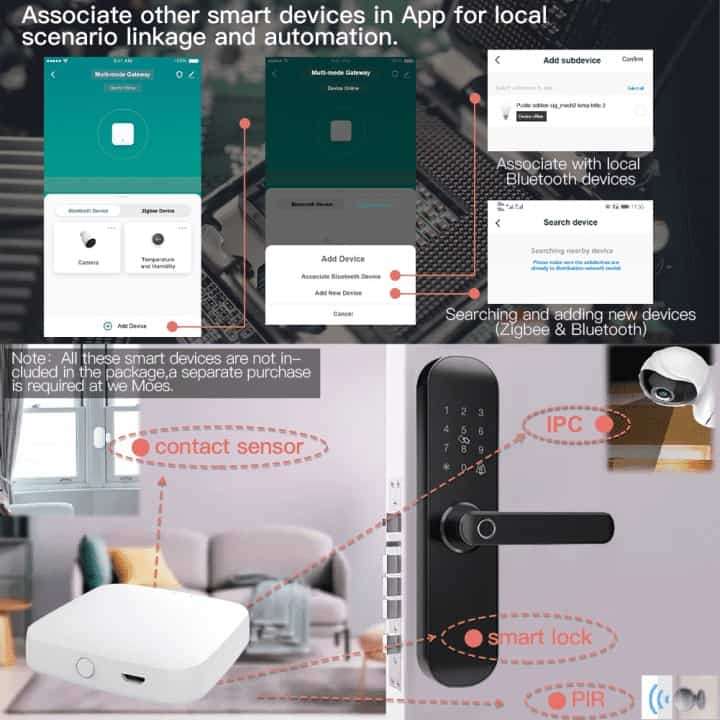 Bluetooth (BLE) & Zigbee Multi-mode Gateway Converter Hub to WiFi | Tuya Smart Life