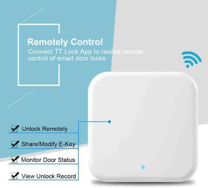 Smart Lock Wi-Fi Gateway G2 Hub with TT Lock App | WiFi Tuya Smart Life