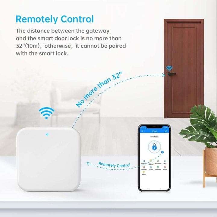 Smart Lock Wi-Fi Gateway G2 Hub with TT Lock App | WiFi Tuya Smart Life