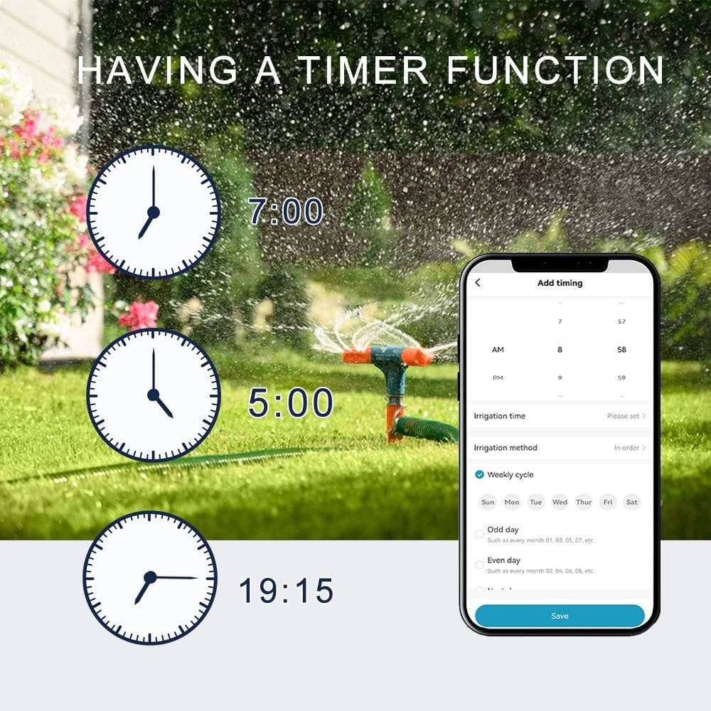 Smart WiFi Irrigation Sprinkler Controller V3 | 6 Zone  | Tuya Smart Life