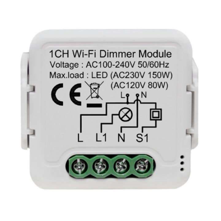Smart Mini Switch Dimmer Module 1 Gang (upgrade existing) | WiFi Tuya Smart Life