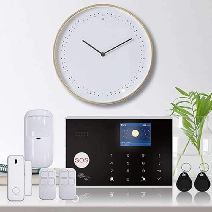 Smart Security Alarm Panel Kit | WiFi, 2G Cell Network & 433Mhz | Tuya Smart Life