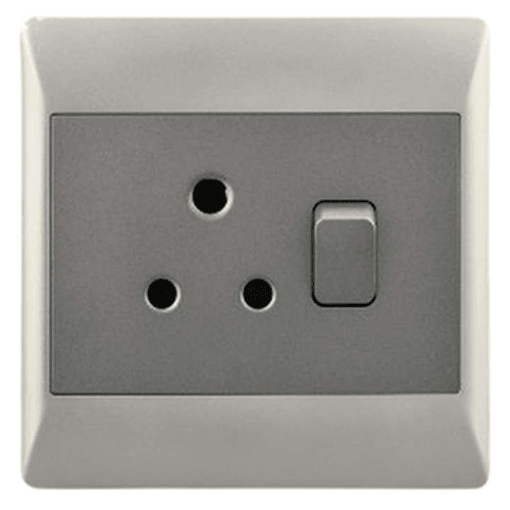 Smart Mechanical Single Plug | 16A and Electrical Meter | Tuya Smart Life