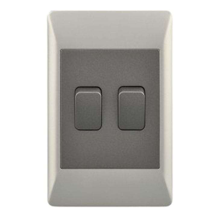 Smart WiFi Mechanical Light Switch, 2 Gang | Neutral Wire + BT | WiFi Tuya Smart Life