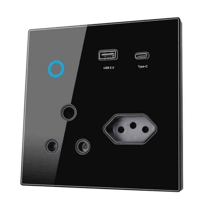 Smart Wall Touch Socket | Energy meter | Tuya Smart Life