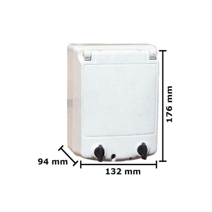 Smart Mechanical Stealth Outdoor Single Plug | 16A rating | Tuya Smart Life