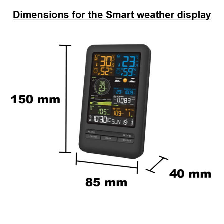Smart Professional Weather Station | Indoor & outdoor temperature, humidity, air pressure & more ...