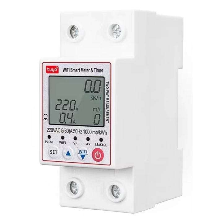 Smart Over and Under Voltage Switch | 1-63A and Energy Meter | Tuya Smart Life