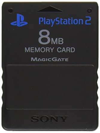PS2 Memory Card Black Playd