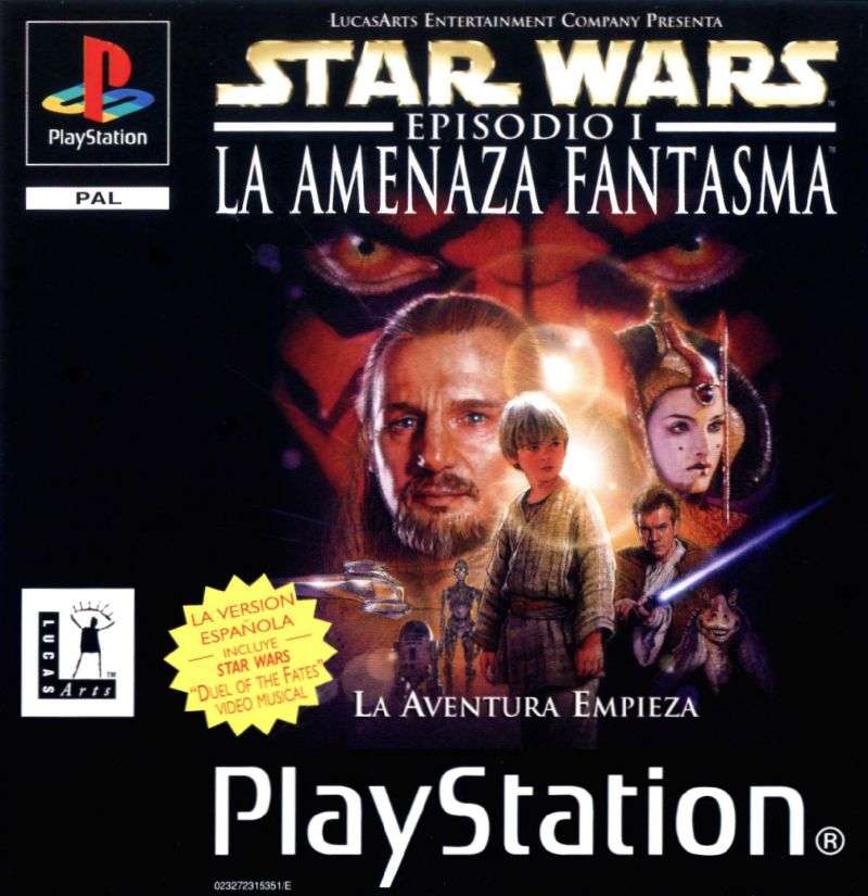 Star Wars Episode I The Phantom Menace PS1 Playd
