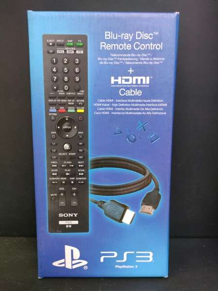 Playstation PS3 Blu-ray Disc Remote Control + HDMI (NEW)