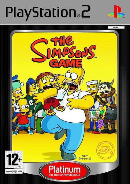 The Simpsons Game PS2 Playd