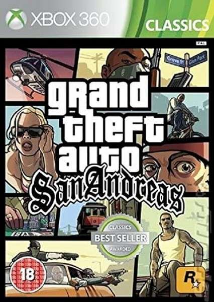 Grand Theft Auto San Andreas Xbox 360 New