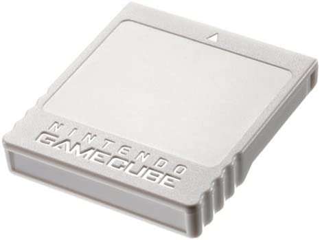 Gamecube Memory Card White Playd