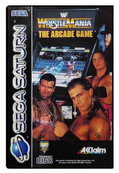 WWF Wrestlemania The Arcade Game Saturn Playd