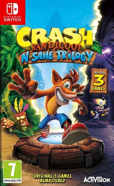 Crash Bandicoot n Sane Trilogy Switch