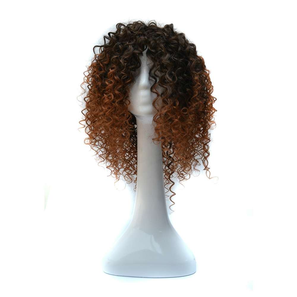 Kinky curly Brazilian Hair African Ameri Curly Body Wavy Women Wig Hair