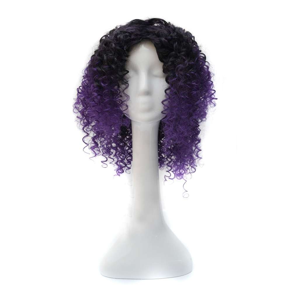 Kinky curly Brazilian Hair African Ameri Curly Body Wavy Women Wig Hair