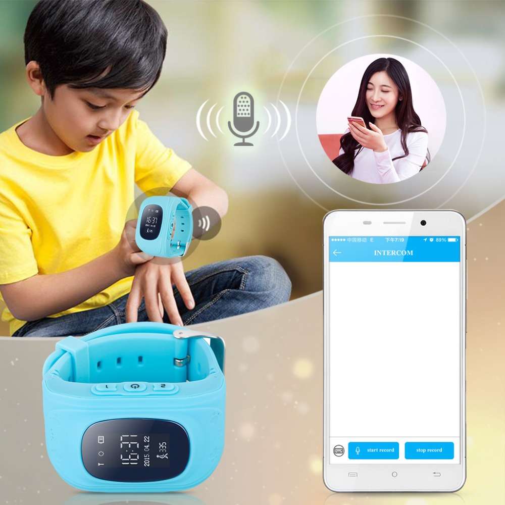 Q50 GPS Kids Baby Smart Watch SOS Call Location Finder Locator Tracker Anti Lost Monitor Smartwatch