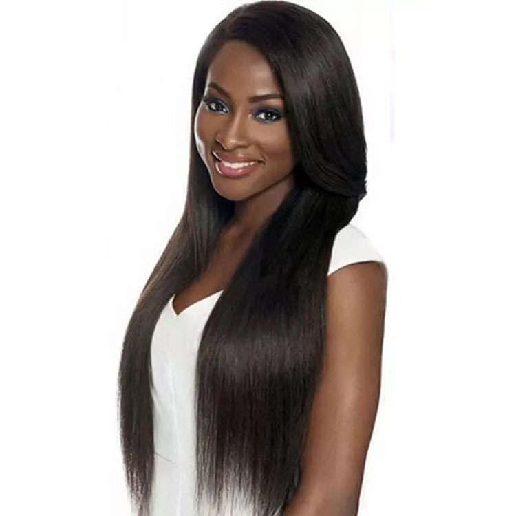 Afro Kinky straight Wig Synthetic Hair for Women  Female Women's Wigs